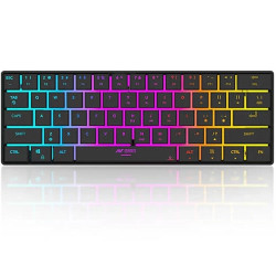 Ant Esports MK1500 Mini BT Wireless RGB Membrane Gaming KeyboardÂ Black
