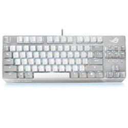 Asus ROG Strix Scope NX TKL Moonlight White Wired Mechanical RGB Gaming Keyboard (X806-STRIX-SCOPE-TKL-ML)