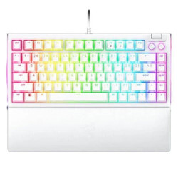 Razer Blackwidow V4 75 Percent White Mechanical Gaming Keyboard (RZ03-05001700-R3M1)