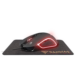 Gamdias ZEUS E3 Gaming Optical Mouse + NYX E1 Gaming Mousepad Combo