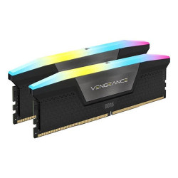 Corsair Vengeance RGB 32GB (2x16GB) DDR5 6000MHz CL30 Memory Kit Black (CMH32GX5M2B6000C30)
