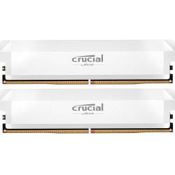 Crucial Pro Overclocking 32GB Kit (16GBx2) DDR5-6000 UDIMM White (CP2K16G60C36U5W)