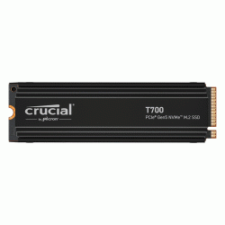 Crucial T700 4TB PCIe Gen5 NVMe M.2 SSD with Heatsink (CT4000T700SSD5)