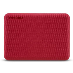 Toshiba Canvio Advance 2TB USB 3.2 Portable External Hard Drive Red (HDTCA20AR3AA)
