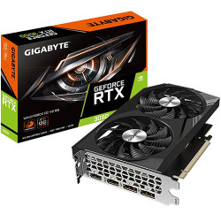 Gigabyte GeForce RTX 3050 WINDFORCE OC V2 8G GDDR6 (GV-N3050WF2OCV2-8GD)