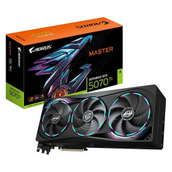 Gigabyte AORUS GeForce RTX 5070 Ti MASTER 16GB GDDR7 (GV-N507TAORUS M-16GD)