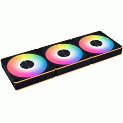 Lian Li UNI FAN CL Wireless 120mm 3 Fan Pack Black (G99.12CL1W3B.IN)