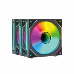 Ant Esports Stackerflow 120mm 3 in 1 ARGB Case Fan Kit Black