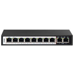 D-Link 10-Port PoE Switch with 8 PoE Ports 2 Uplink Ports (DES-F1010P-E)