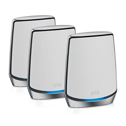 Netgear Orbi Tri-Band AX6000 WiFi 6 System Router + 3 Satellite Extenders (RBK854-100EUS)